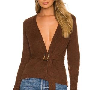 SOLD: REVOLVE L’Academie Mara Cardigan in Camel